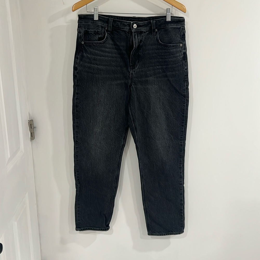 American eagle black straight leg jeans